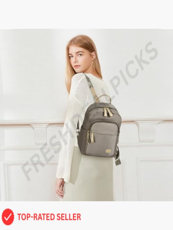 Mini Backpack Purse Lightweight Waterproof Convertible Daily Bag Work Travel main image 5